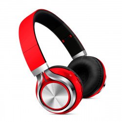 Super Bass Over the Ear Wireless Bluetooth Stereo Headphone SK-01 (Red)